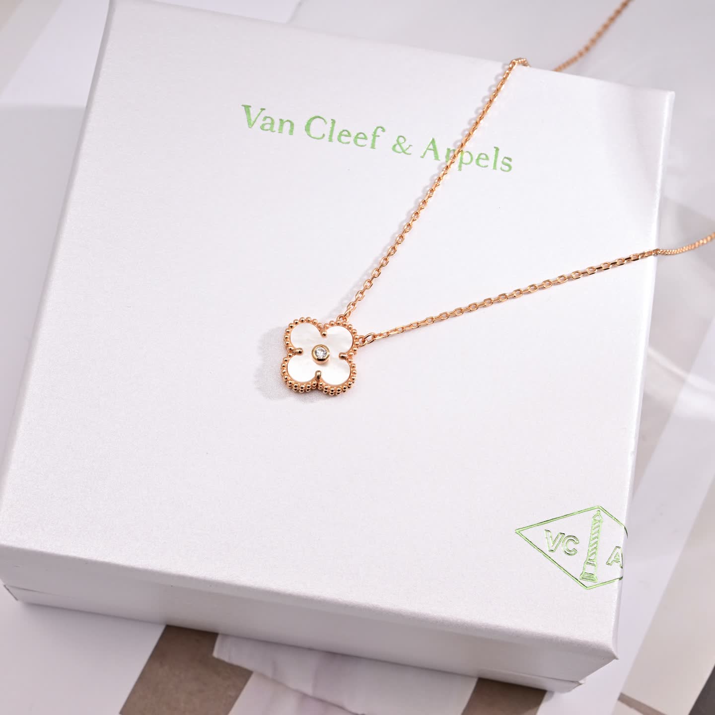 Van Cleef & Arpels Alhambra Gold Chain Necklaces